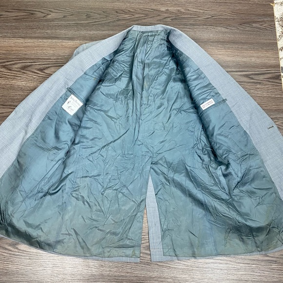 Hickey Freeman Light Grey Sport Coat 44R - Picture 4 of 7